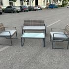 Conjunto De Àrea Externa Positano Com 1 Sofá, 2 Poltronas 1 M