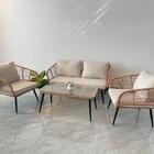 Conjunto De Àrea Externa Sardenha Com 1 Sofá, 2 Poltronas 1 M