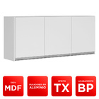 Conjunto De Armários Aéreo Cozinha Planejada Lux 120cm E 60cm