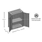 Conjunto De Armários Multiuso Médio Plástico Leve Rimax