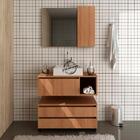 Conjunto De Armarios Para Banheiro Com Espelheira Bn11 Tecno