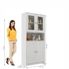 Conjunto De Armários Para Cozinha Americano 3 Peças Branco Ge