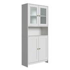 Conjunto De Armários Para Cozinha Americano 3 Peças Branco/ge