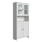 Conjunto De Armários Para Cozinha Americano 3 Peças Branco/ge