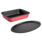 Conjunto De Assadeira E Forma Para Pizza Brinox Antiaderente