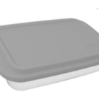 Conjunto De Assadeiras De Vidro Com Tampa 02 Peças Marinex