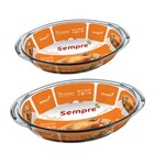 Conjunto De Assadeiras Oval Sempre