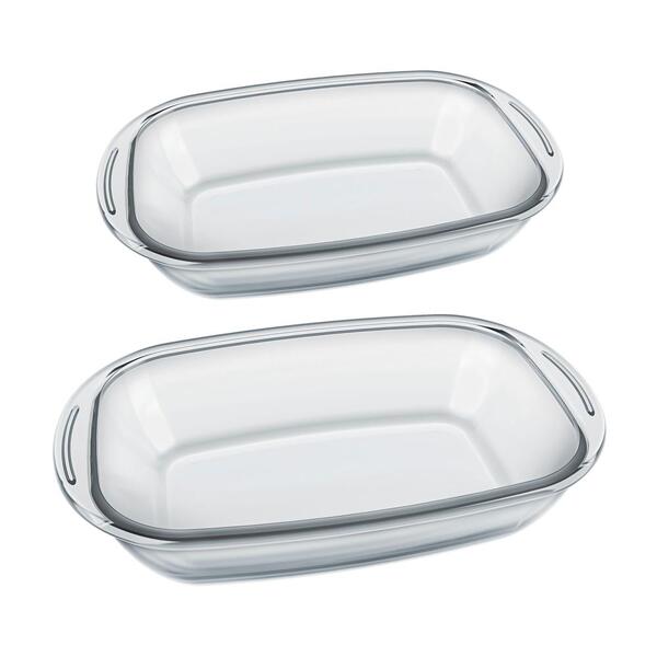 Conjunto De Assadeiras Retangulares Sempre Com 2 Peças