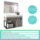 Conjunto De Balcão De Banheiro New 80 Com Espelho 2 Gavetas C