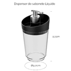 Conjunto De Banheiro 4 Peças Dispenser Porta Escova Crippa Tr