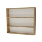 Conjunto De Banheiro 90cm X 145cm Nature Carvalho/ Branco