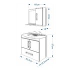 Conjunto De Banheiro Atenas Café E Off White