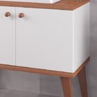 Conjunto De Banheiro Berton 0,80cm Cinamomo/br