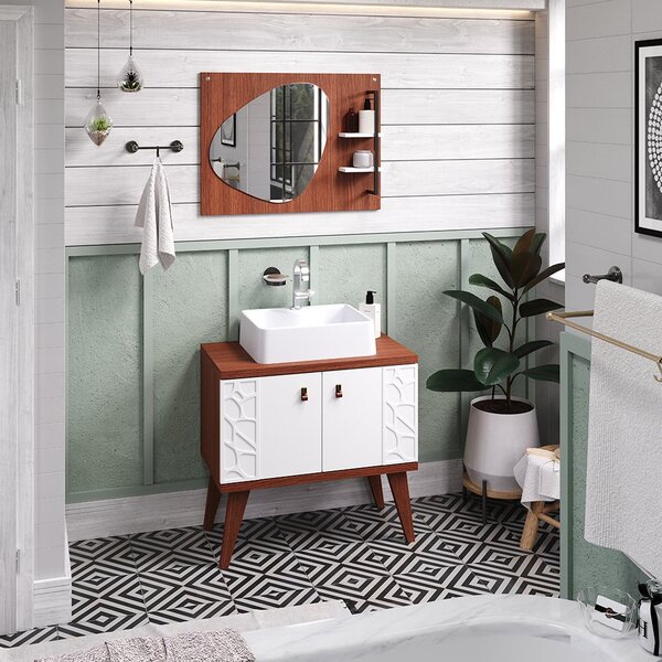 Conjunto De Banheiro Berton Baden 0,80cm