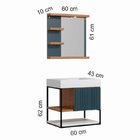 Conjunto De Banheiro Berton Cyndi 60cm