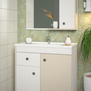 Foto de Conjunto De Banheiro Berton Gales 0,80cm Br/nude