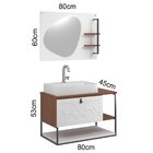 Conjunto De Banheiro Berton Lancy 0,80cm