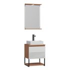 Conjunto De Banheiro Berton Orion 0,40cm Cinamomo/br