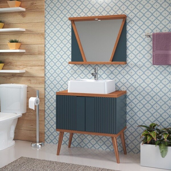 Conjunto De Banheiro Berton Slim 0,80cm