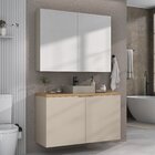 Conjunto De Banheiro Com Cuba 110cm X 145cm Nature Panna / Ca