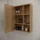 Conjunto De Banheiro Com Cuba 80cm Gaveta Esquerda Vittare Ca