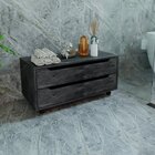 Conjunto De Banheiro Com Gabinete Suspenso 1 Gaveta, Espelhei