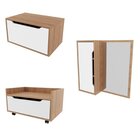 Conjunto De Banheiro Com Gabinete Suspenso 1 Porta, Espelheir