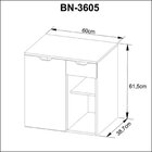 Conjunto De Banheiro Com Gabinete Suspenso 60cm E Espelheira