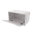 Conjunto De Banheiro Com Gabinete Suspenso E Espelheira Mármo