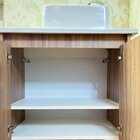 Conjunto De Banheiro Com Pé Paris, Espelheira, Tampo E Cuba E