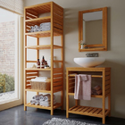 Conjunto de Banheiro Completo Aquiles 3 peças Jatobá Mão & Formão