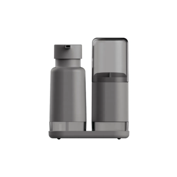 Conjunto De Banheiro Dual Porta Escova Pasta E Sabonete Líqui