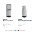 Conjunto De Banheiro Dual Porta Escova Pasta E Sabonete - Ou