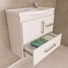 Conjunto De Banheiro Fortaleza Amêndoa E Branco