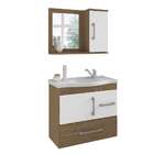 Conjunto De Banheiro Fortaleza Carvalho E Branco