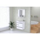 Conjunto De Banheiro Gabinete Suspenso 1 Porta 3 Gavetas Espe