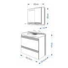 Conjunto De Banheiro Grécia Café E Branco