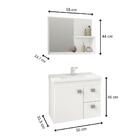 Conjunto De Banheiro Hortencia Branco