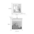 Conjunto De Banheiro Iris Amêndoa E Off White