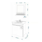 Conjunto De Banheiro Iris Amêndoa E Off White