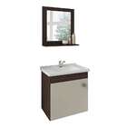 Conjunto De Banheiro Iris Café E Off White