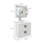 Conjunto De Banheiro Lirio Branco