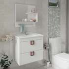 Conjunto De Banheiro Lirio Branco