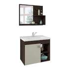 Conjunto De Banheiro Lotus Café E Off White