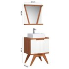 Conjunto De Banheiro Onix 60cm