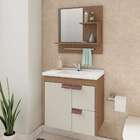 Conjunto De Banheiro Tulipa Amêndoa E Off White