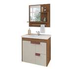 Conjunto De Banheiro Tulipa Amêndoa E Off White