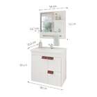 Conjunto De Banheiro Tulipa Branco