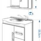 Conjunto De Banheiro Vix Café E Branco