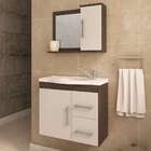 Conjunto De Banheiro Vix Café E Off White